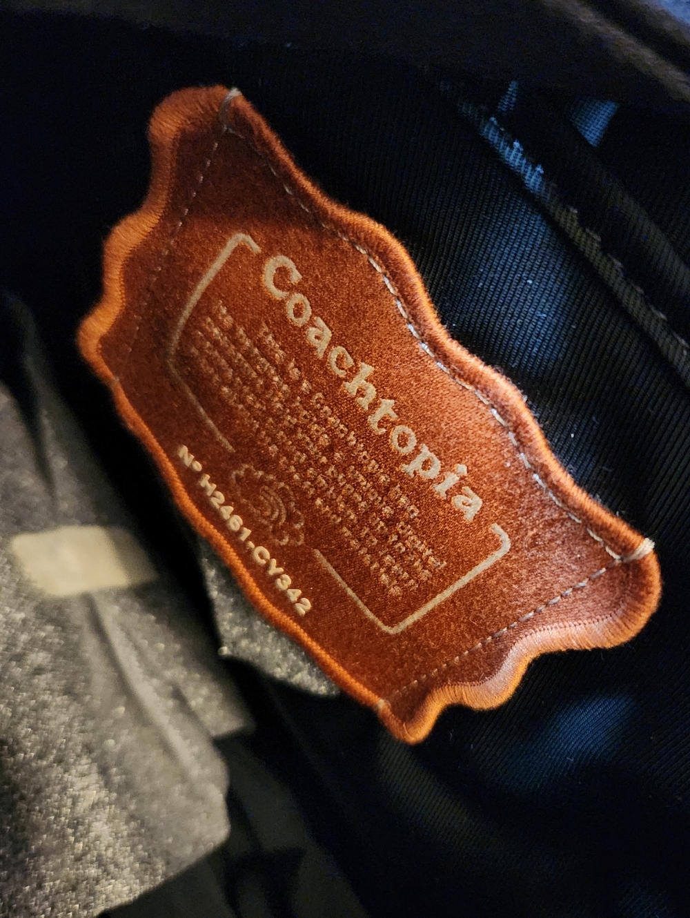 COACHTOPIA Loop Tote with Checkerboard Quilting NEW NWT - Picture 9 of 11